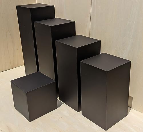 12x12x12 Matte Black Display Cube Stand