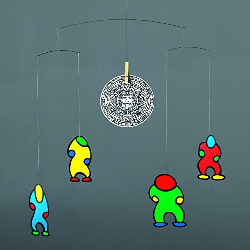 Flensted Mobiles Fluxus Hanging Mobile - 19 Inch Premium Grade Cardstock