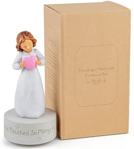 AIDLNS Music Box for Girls Love Heart Musical Figurine