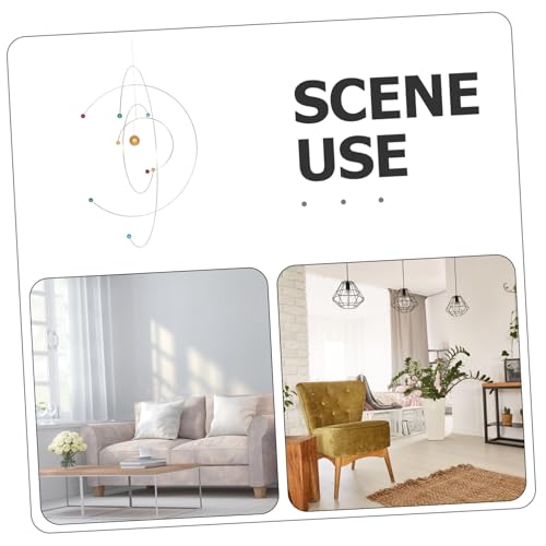 Luxshiny Modern Hanging Mobile Wind Chime Science Decor Model