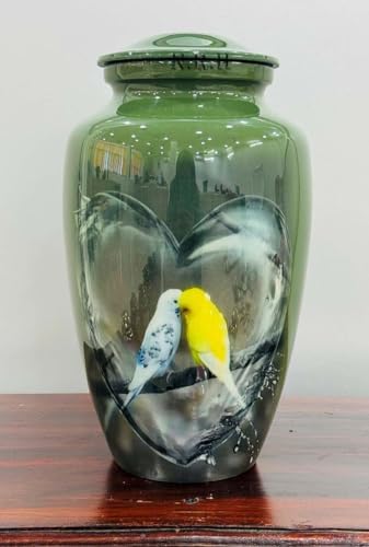 Love Bird Water Heart Urns for Humans and Pets