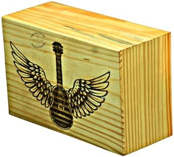Guitar Musical Lovers Urns - Handmade Wooden Ashes Urn
