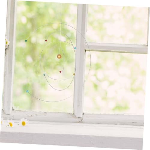 Cabilock Nordic Style Atomic Model Mobile Wind Chimes Outdoor Decor