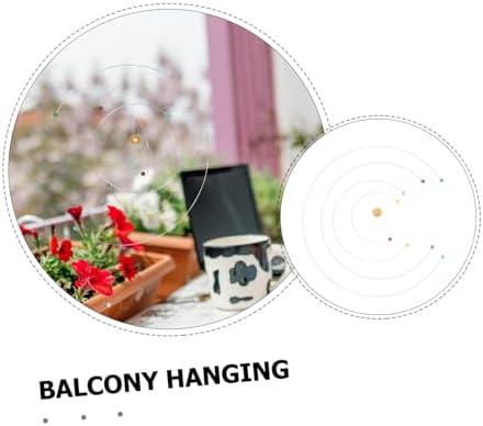 Space Decor Mobile Wind Chimes Outdoor Educational Planets Model Science Decor Mobile for Classroom and Home 1