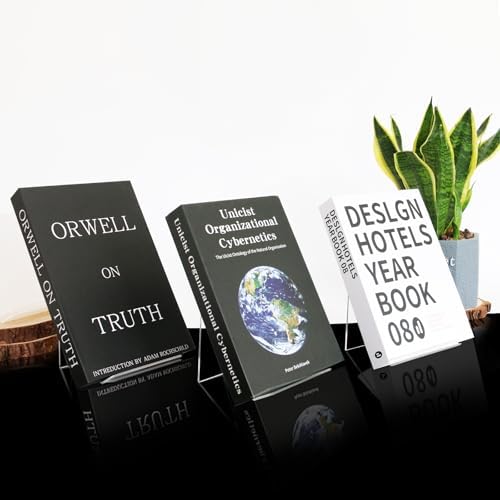 Trophable Acrylic Book Stand for Displaying Notebooks and Artworks