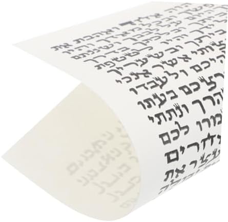 IMIKEYA 50pcs Mezuzah Scroll Jewish Door Decor Elegant Hebrew Wall Art for Home Blessings and Religious Significance