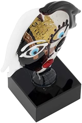 Glass Of Venice Murano Glass Picasso Head of A Woman Small