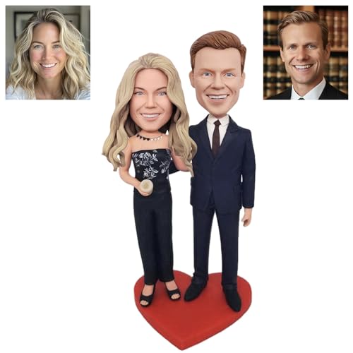 Custom Bobblehead Figurine for Couples Anniversary Gift