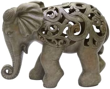 Natures Mark 8 Inch Elephant Resin Statue