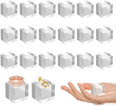 SamyuchO Acrylic Display Blocks 20 Piece Set
