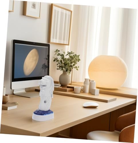 Wakauto Singapore Merlion Figurine Home Office Decor