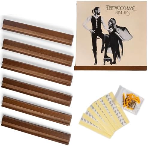 Retro Apothecary Vinyl Record Wall Holder Pack of 6