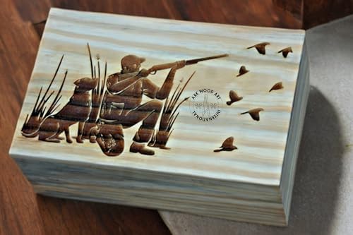Hunting Dog Gun Men Cremation Urn for Human Ashes