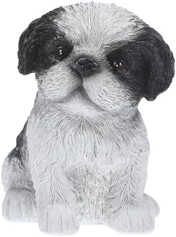 Adorable Dog Statue Home Decor Miniature Figurine