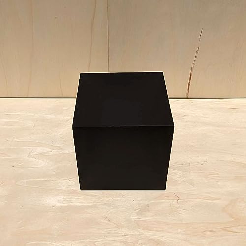 12x12x12 Matte Black Display Cube Stand