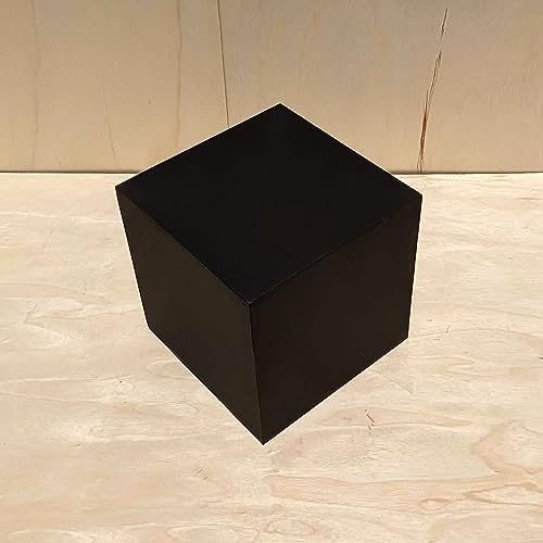 12x12x12 Matte Black Display Cube Stand