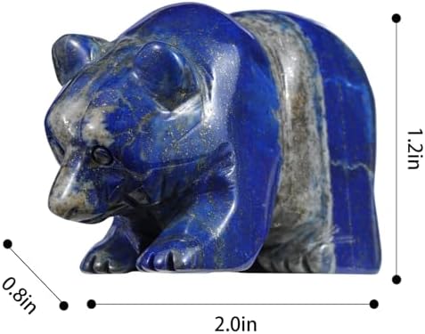 3 Inch Bear Figurine Gift for Home Office Decor