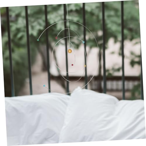 Cabilock Nordic Style Atomic Model Mobile Wind Chimes Outdoor Decor