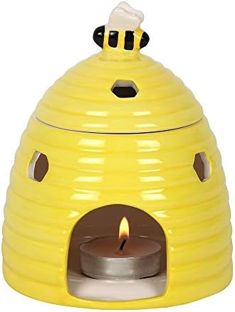 Ebros Gift Bumblebee Beehive Ceramic Oil Warmer