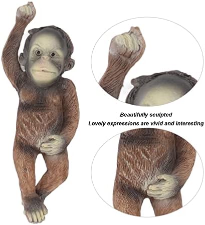 Garden Monkey Statue Exquisite Carving Resin