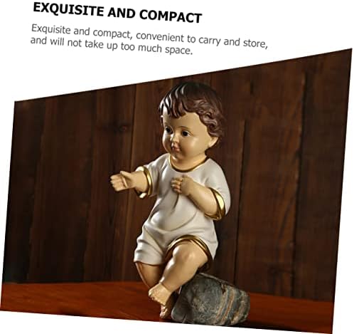 BESTYASH Resin Jesus Doll Ornament for Christmas Decor