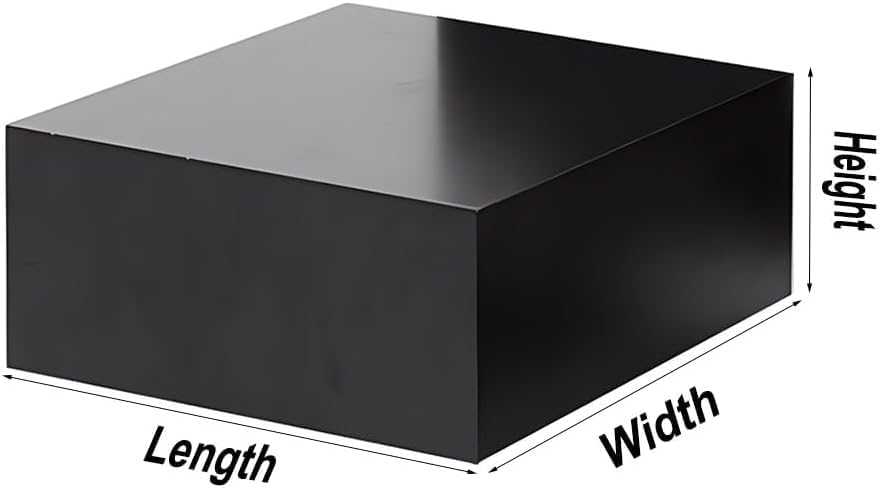 Square Wedding Dessert Table Cube Pillar Display Stand 315 Inch Tall
