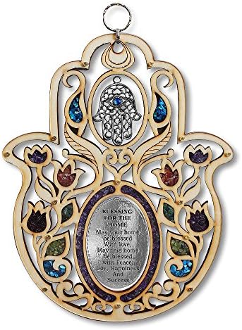 My Daily Styles Hamsa Wall Decor with Gemstone Accents