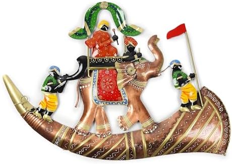 Rajasthani Baraat Wall Decor Metal Wall Art