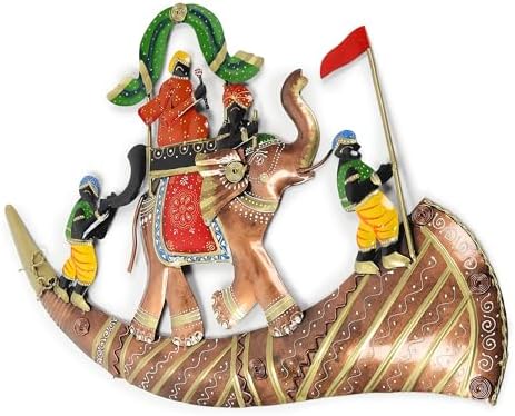 Rajasthani Baraat Wall Decor Metal Wall Art