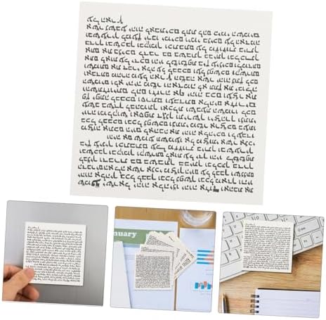 IMIKEYA 50pcs Mezuzah Scroll Jewish Door Decor Elegant Hebrew Wall Art for Home Blessings and Religious Significance