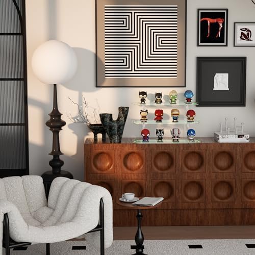 Glowing Acrylic Riser Display Shelf for Funko Pop Figures