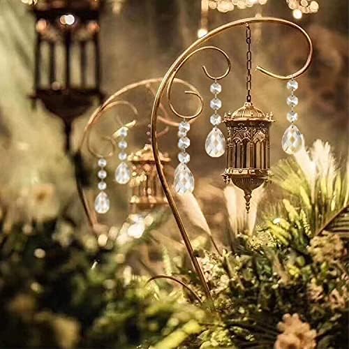 Jishi 30pk Crystal Teardrop Ornaments for Christmas Tree Decorations