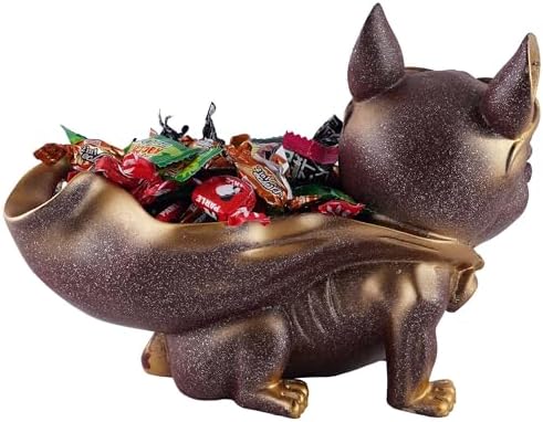 Cool Dog Resin Sculpture Decor Showpiece for Home Kitchen Office