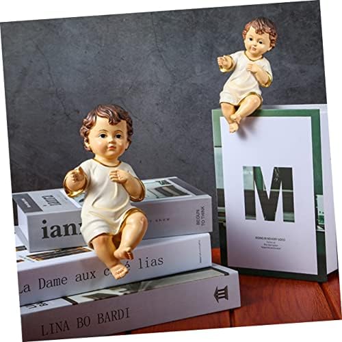 BESTYASH Resin Jesus Doll Ornament for Christmas Decor