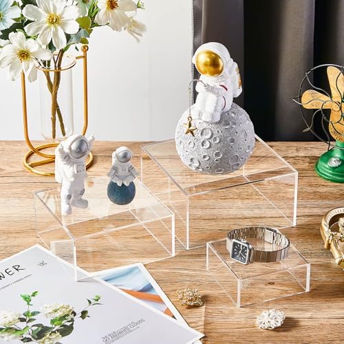 Jerify 12 Pcs Acrylic Risers for Party Display