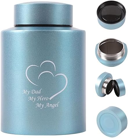 Medium Stainless Steel Cremation Urn Keepsake