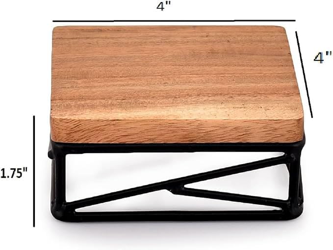 NIRMAN Riser Square Display Stand Set of 2 4x4x175