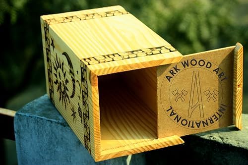 Royal Night Star Wooden Urn for Ashes