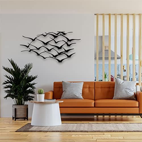 DEKADRON Metal Wall Art Cranes 3D Sculpture