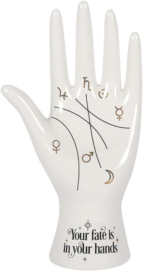 Pacific Giftware Palmistry Symbols Fortune Telling Hand Figurine