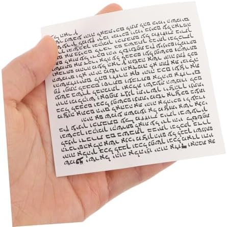 IMIKEYA 50pcs Mezuzah Scroll Jewish Door Decor Elegant Hebrew Wall Art for Home Blessings and Religious Significance