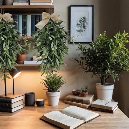 60cm Artificial Olive Teardrop Swag Wreath Decor