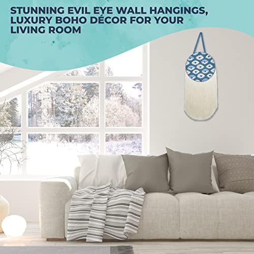 Walbrook Evil Eye Wall Decor - Boho Beaded Turkish Style