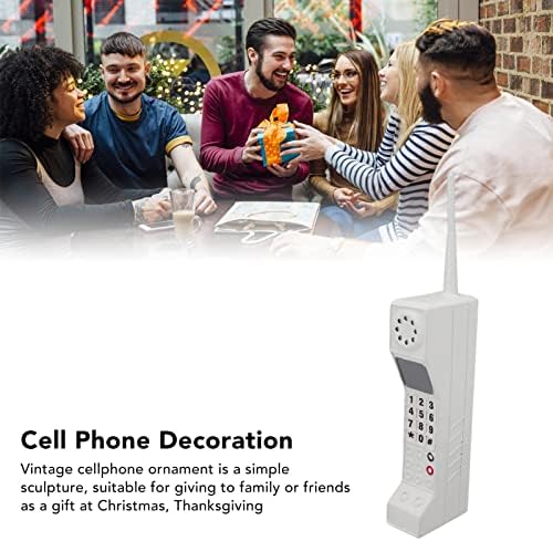 Retro Nostalgia Mobile Phone Prop Decor White