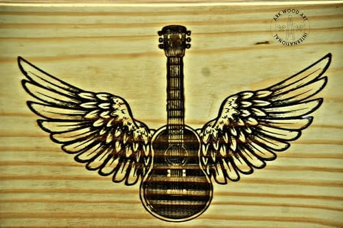 Guitar Musical Lovers Urns - Handmade Wooden Ashes Urn