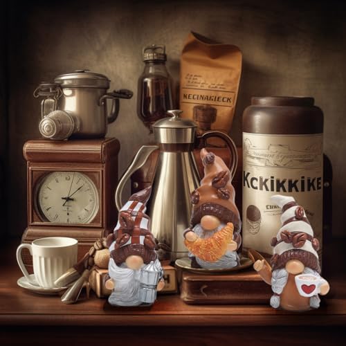 Hodao Set of 3 Coffee Gnome Decorations