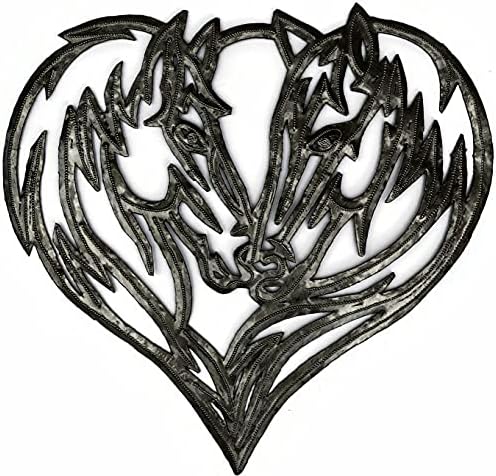 Horse Family Wall Hanging Metal Art