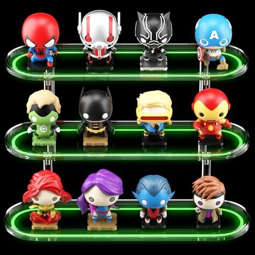 Glowing Acrylic Riser Display Shelf for Funko Pop Figures