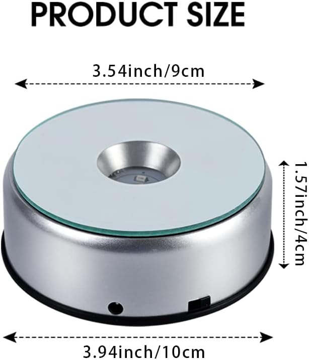 Colorful Cup Display Turner Spinner Light Stand with USB Power