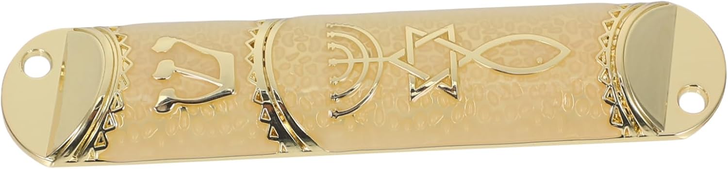 STOBAZA Metal Mezuzah Scroll Doorframe Decor